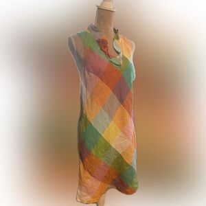 Crown & Ivy Multicolor Plaid Dress